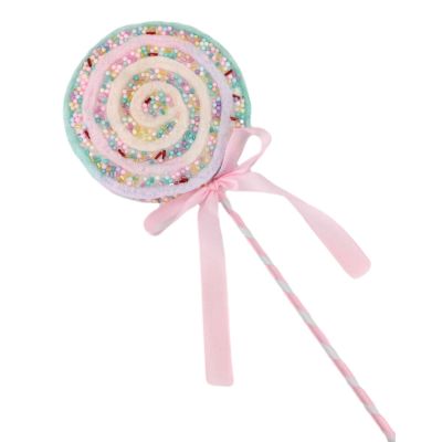 Pink Sprinkle Lollipop Stick - My Christmas