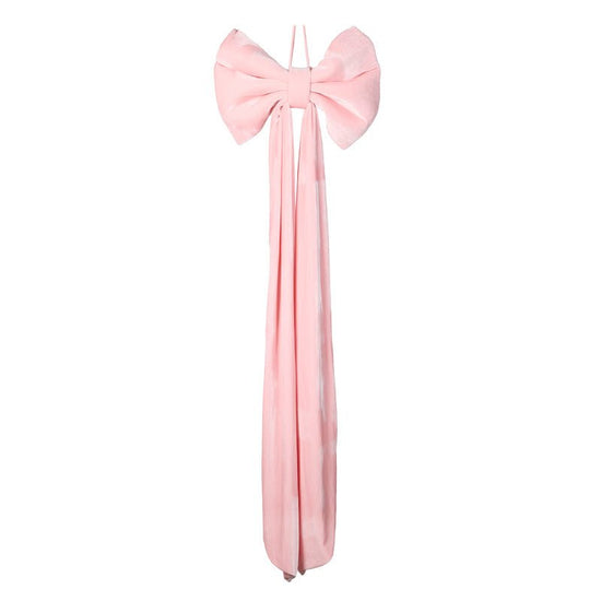 Pink Velvet Bow Topper - My Christmas