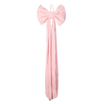 Pink Velvet Bow Topper - My Christmas