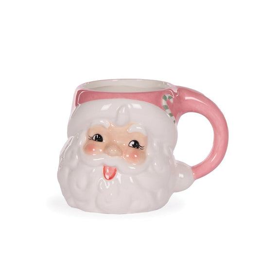 Pink Vintage Santa Mug - My Christmas