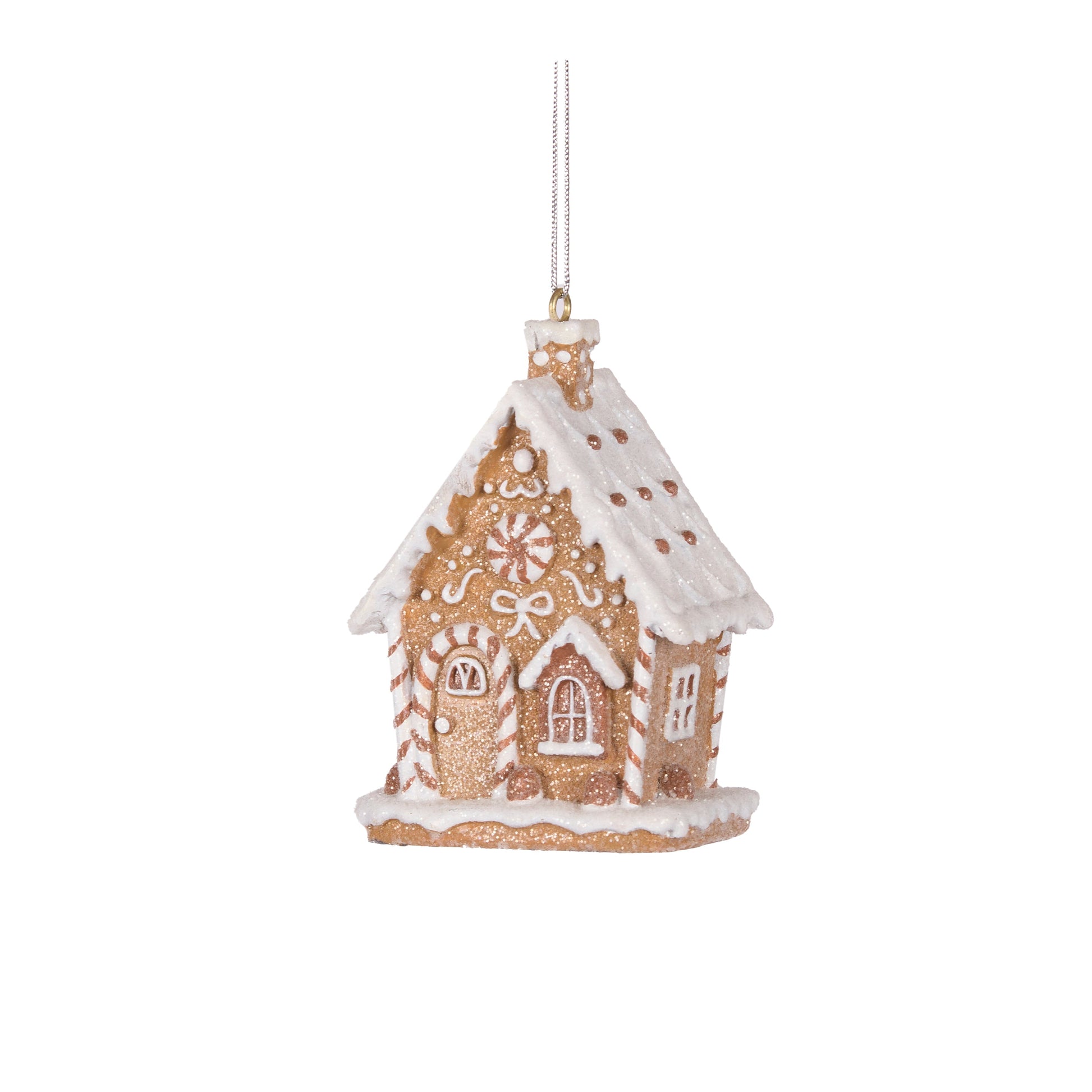 Piped Gingerbread House Ornament - My Christmas