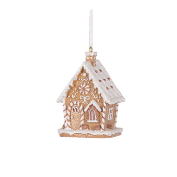 Piped Gingerbread House Ornament - My Christmas