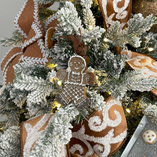 Piped Gingerbread Man Ornament - My Christmas