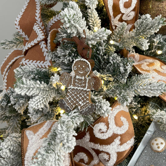 Piped Gingerbread Man Ornament - My Christmas