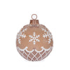 Piped Gingerbread Snowflake Bauble - My Christmas