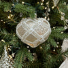 Platinum Glass Onion Ornament - My Christmas