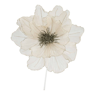 Platinum Sheer Flower Pick - My Christmas