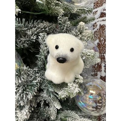 Playing Cub White Ornament - My Christmas