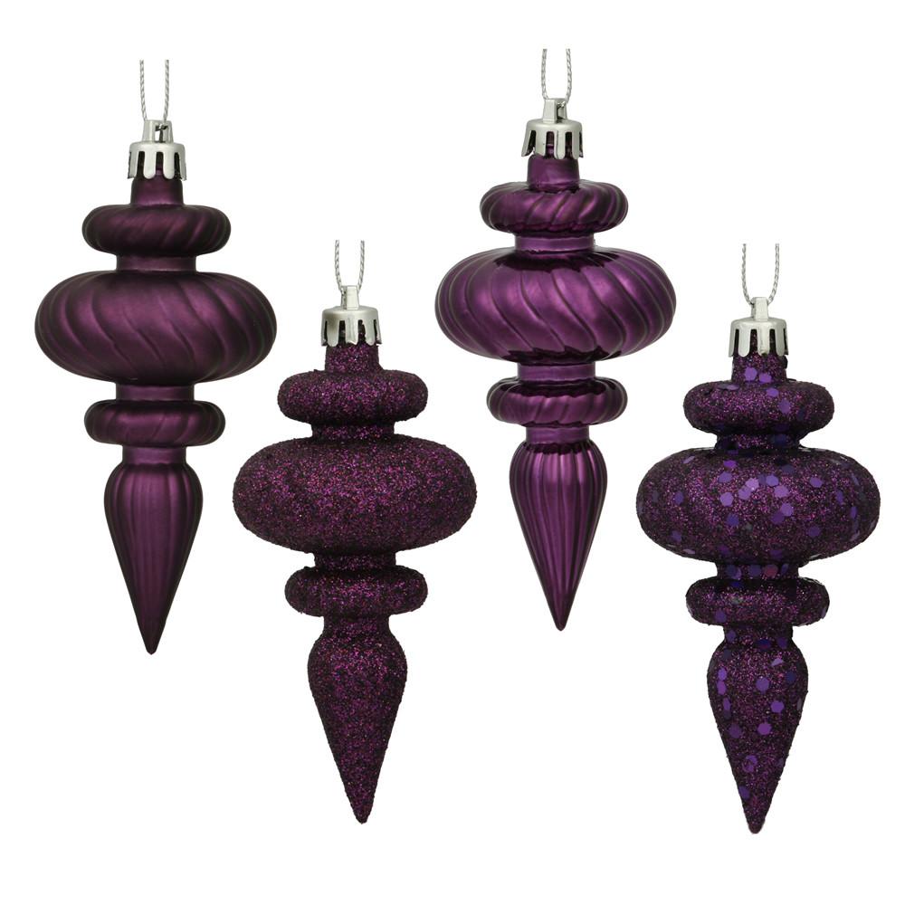 Plum Finial Ornament - Box of 8 - My Christmas