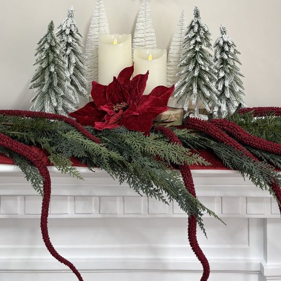 Plum Red Amaranthus Stem - My Christmas