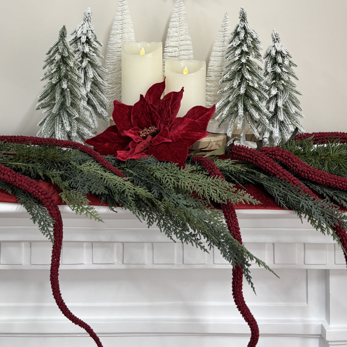 Plum Red Amaranthus Stem - My Christmas