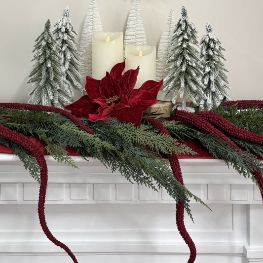 Plum Red Amaranthus Stem - My Christmas