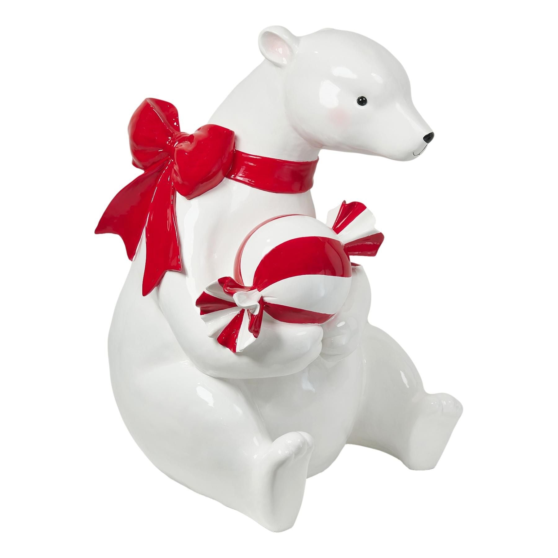 Polar Bear Candy Sitting - My Christmas