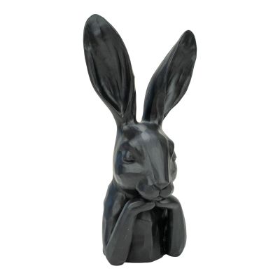 Pondering Rabbit Black - My Christmas