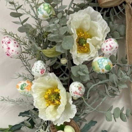 Poppy Easter Wreath - My Christmas