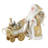 Possible Dreams - Gold and Ivory Santa with Sleigh - My Christmas