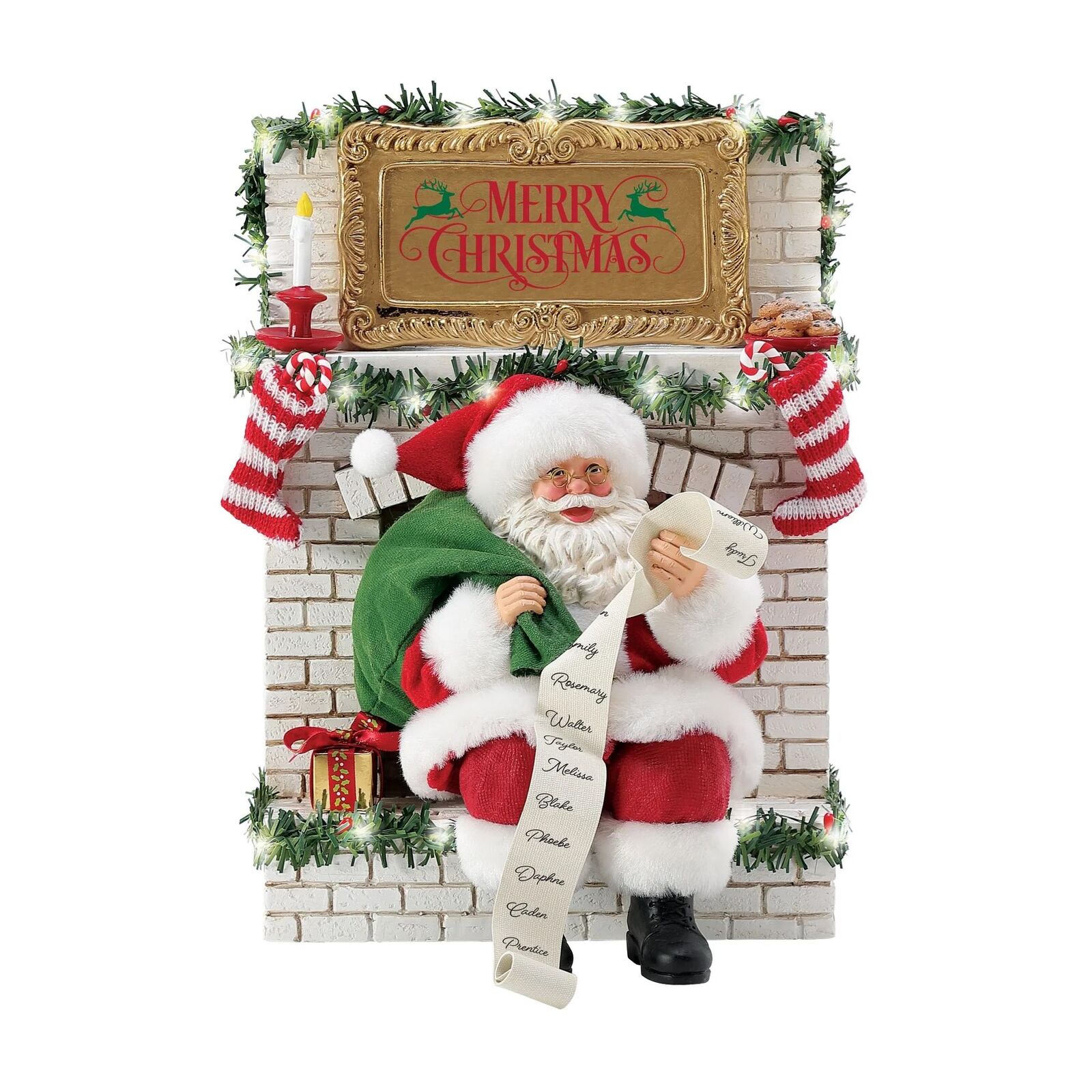 Possible Dreams - Santa Down the Chimney with Lights - My Christmas