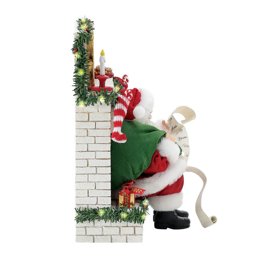 Possible Dreams - Santa Down the Chimney with Lights - My Christmas