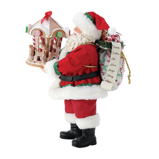 Possible Dreams - Santa with Gingerbread House - My Christmas