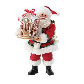 Possible Dreams - Santa with Gingerbread House - My Christmas