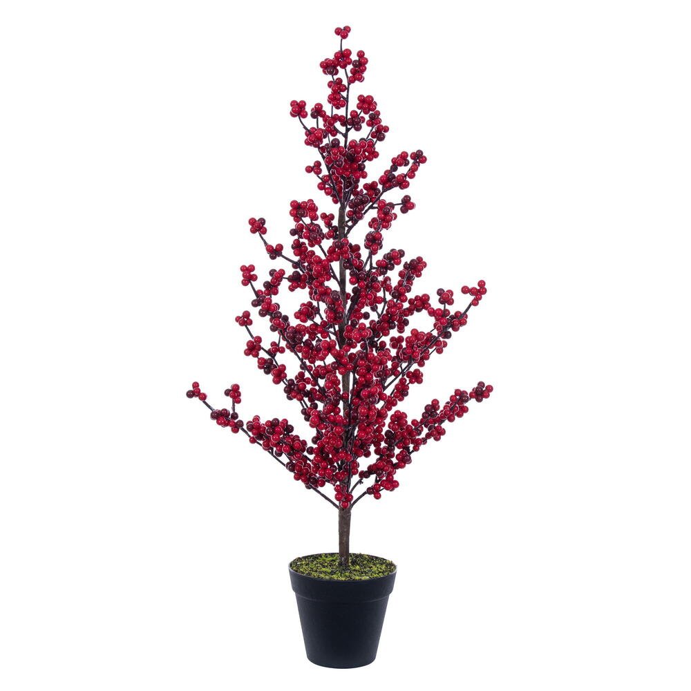 Potted Red Berry Tree 70cm - My Christmas