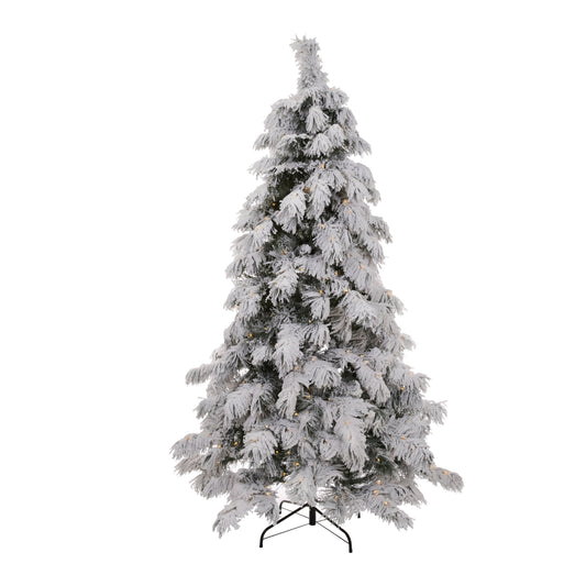 Pre - lit Winter Fir Snow Tree - 7ft - My Christmas