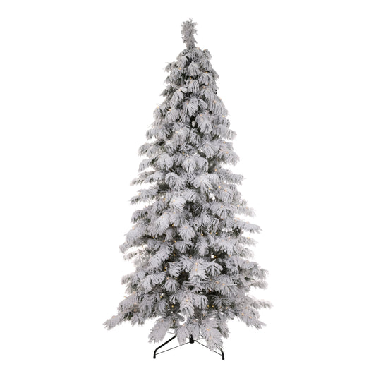 Pre - lit Winter Fir Snow Tree - 9ft - My Christmas