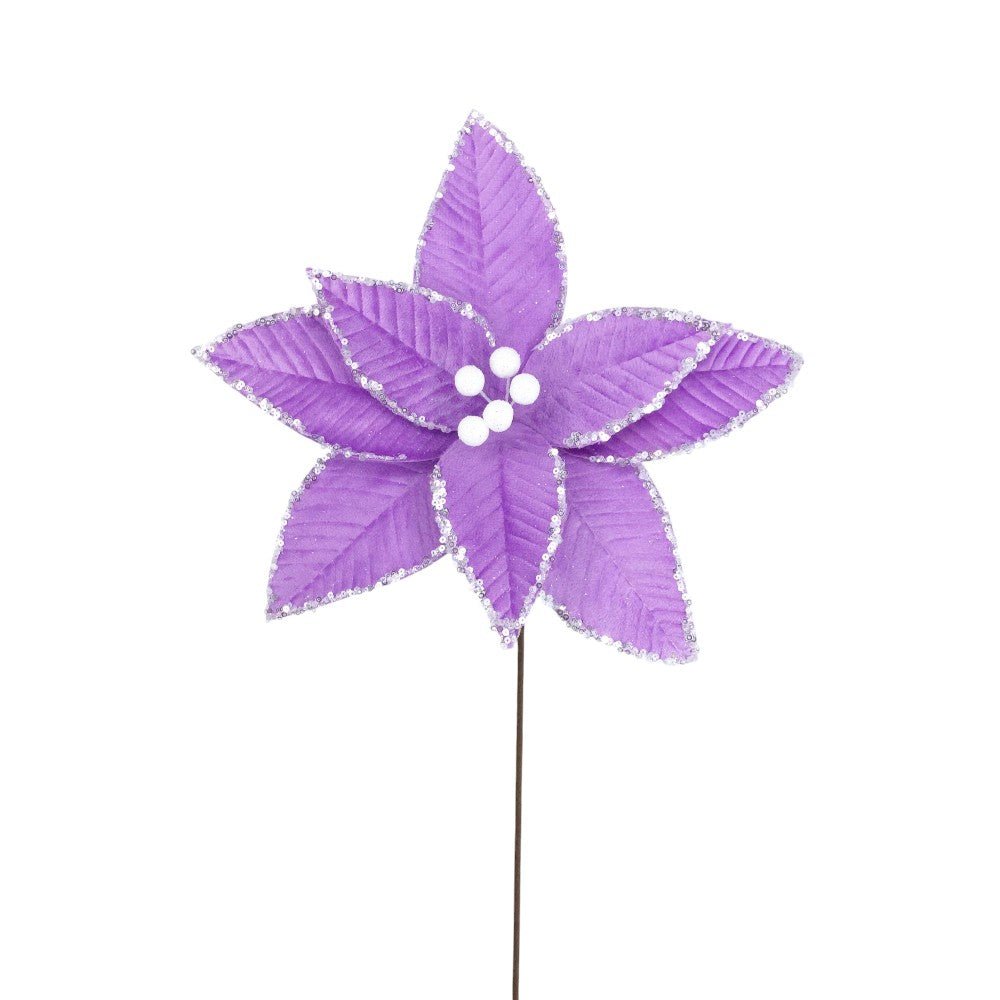 Purple Sherbert Poinsettia - My Christmas