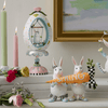 Rabbit Pedestal Egg - My Christmas