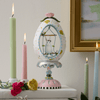 Rabbit Pedestal Egg - My Christmas