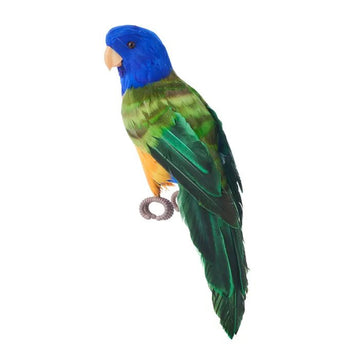 Rainbow Lorikeet Feather Ornament - My Christmas