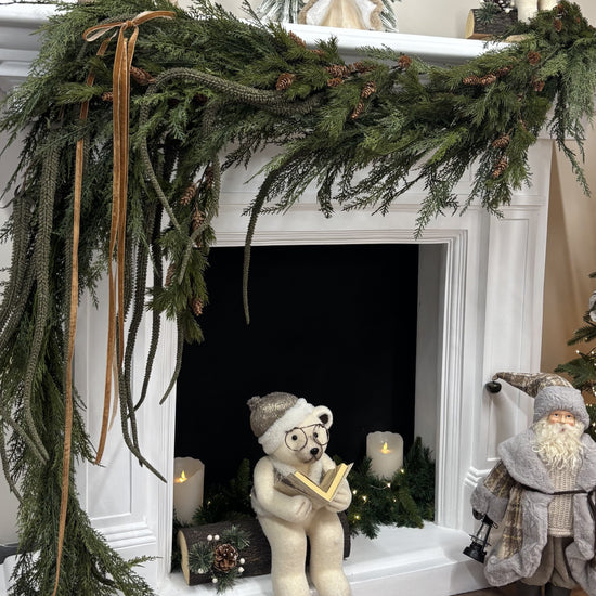 Reading Papa Teddy Bear - My Christmas