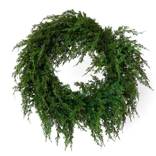 Real Touch Cypress Wreath - 60cm - My Christmas