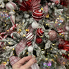 Red and White Glitter Ball Pick - My Christmas