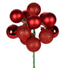 Red Bauble Cluster Pick - Small - My Christmas