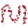 Red Bauble Garland - 300cm - My Christmas