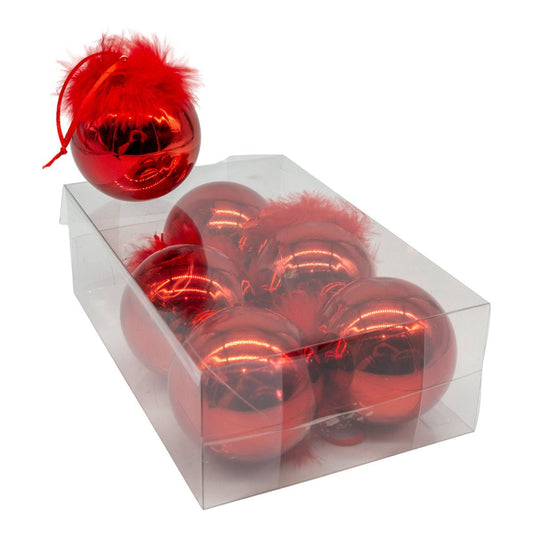 Red Baubles - Pack of 6 - My Christmas