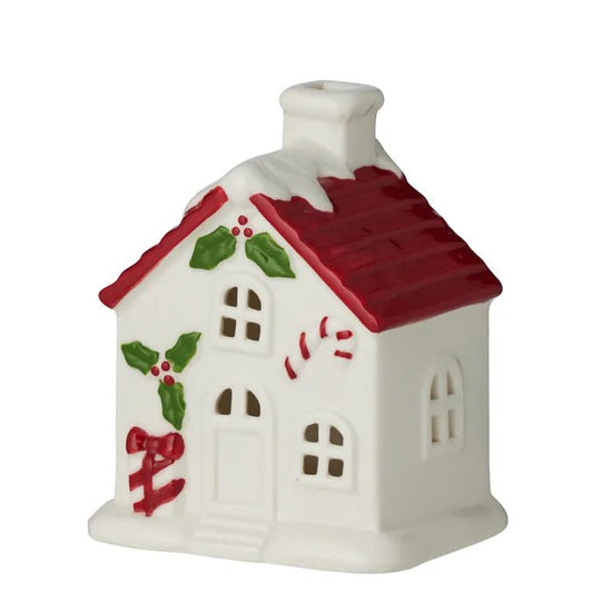 Red Candy Cane Christmas House - My Christmas