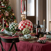 Red Check Large Tabletop Ornament - My Christmas