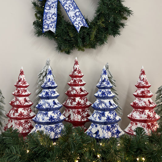 Red Chinoiserie Christmas Tree - My Christmas