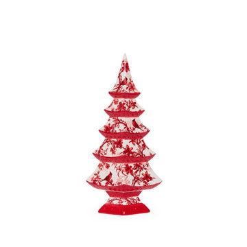Red Chinoiserie Christmas Tree - My Christmas