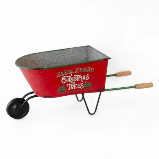Red Christmas Wheelbarrow - My Christmas