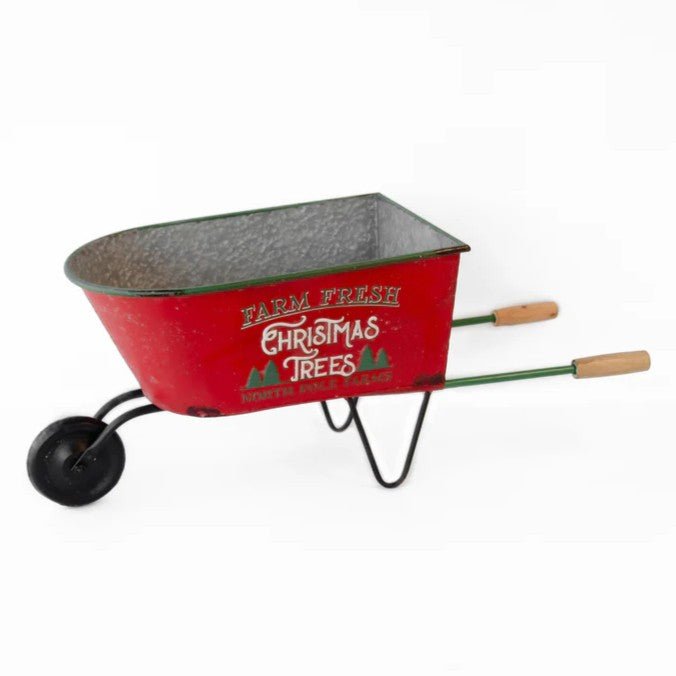 Red Christmas Wheelbarrow - My Christmas