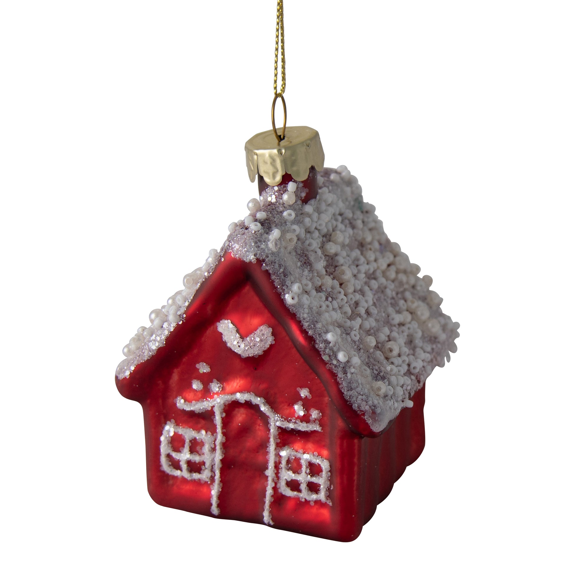 Red Cottage Ornament - My Christmas