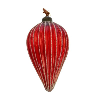 Red Droplet Ornament - My Christmas