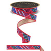 Red, Emerald and Blue Plaid Ribbon - My Christmas