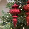 Red Finial Ornament - Box of 8 - My Christmas