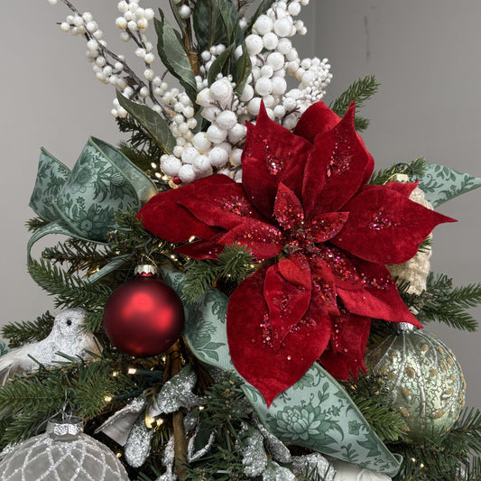 Red Glass Baubles - 6cm - Box of 12 - My Christmas