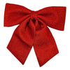 Red Glitter Bow with Loop - My Christmas