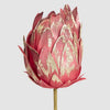 Red Glitter Edged Protea Flower Stem - My Christmas